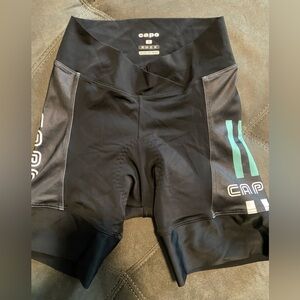 Capo Black Cycling Shorts EUC SM